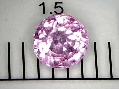 100% Natural Pink Sapphire, 0.16ct ( 3.5mm ), Brilliant Cut, VS2 Clarity
