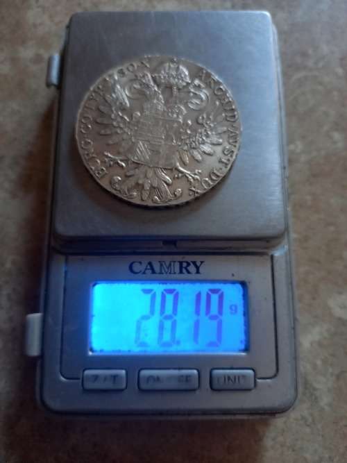 1780 sf thaler silver coin(83%)