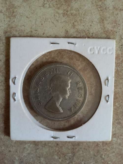 1955 2 shillings silver