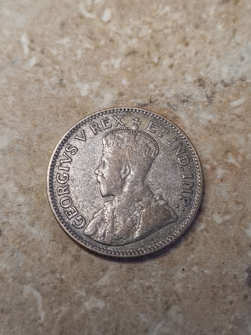 1922 silver East Africa half shilling