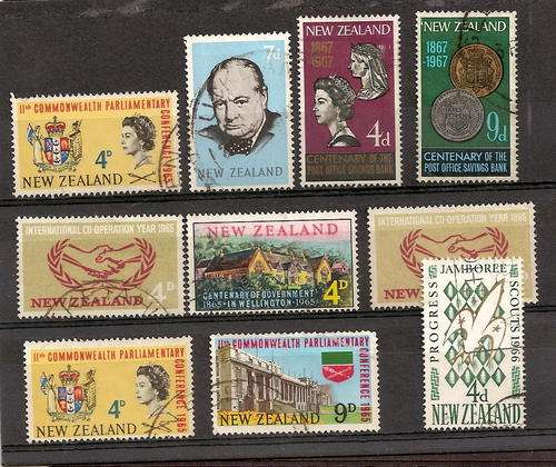 NEW ZEALAND STAMPS USED