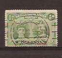 BRITISH SOUTH AFRICA COMPANY 1/2D  STAMP USED