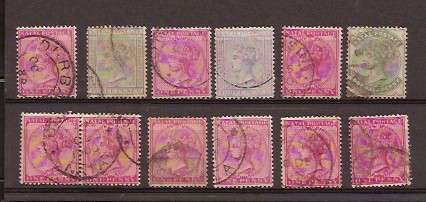 NATAL STAMPS USED
