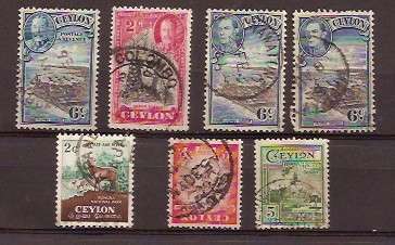 CEYLON STAMPS USED