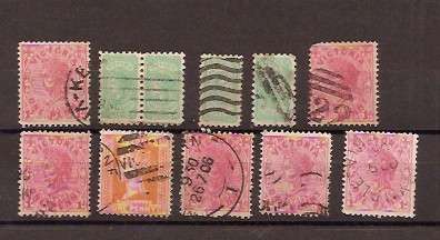 GB VICTORIA STAMPS USED