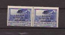 UGANDA KENYA AND TANGANYIKA OVERPRINT PAIR MM