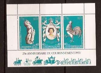 NOUVELLES-HEBRIDES MINI SHEET MNH