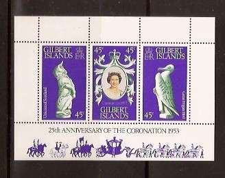 GILBERT ISLANDS MINI SHEET MNH