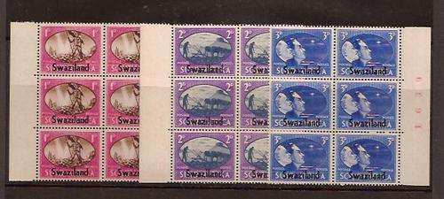 SWAZILAND BLOCKS MNH