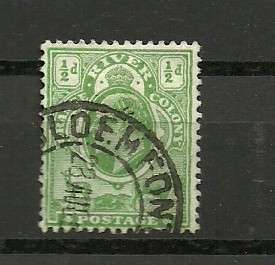 ORANGE RIVER COLONY 1/2d STAMP USED