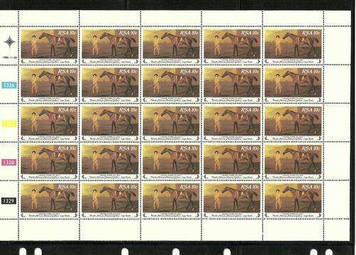 RSA 10c FULL SHEET 1326 MNH