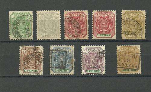 TRANSVAAL STAMPS UP TO 1 SHILLING USED