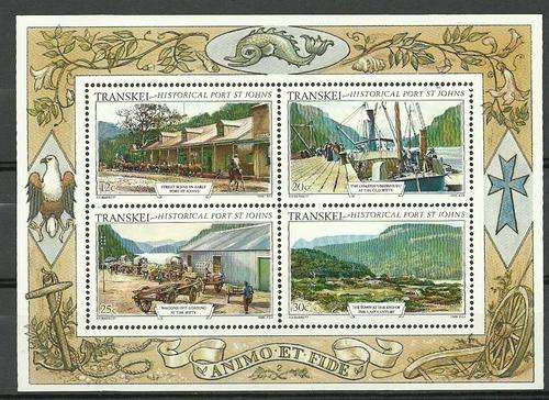 TRANSKEI MINI SHEET MNH