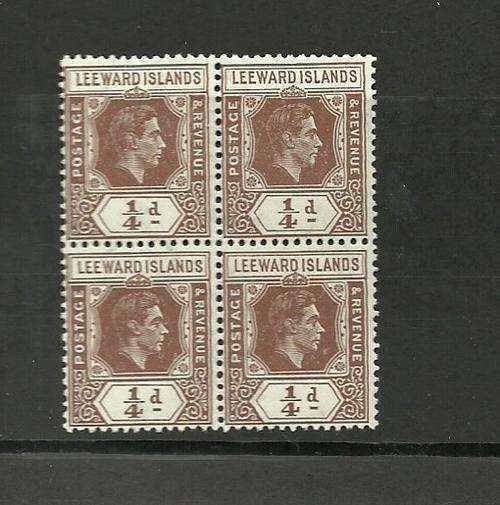 LEEWARD ISLANDS BLOCK MNH