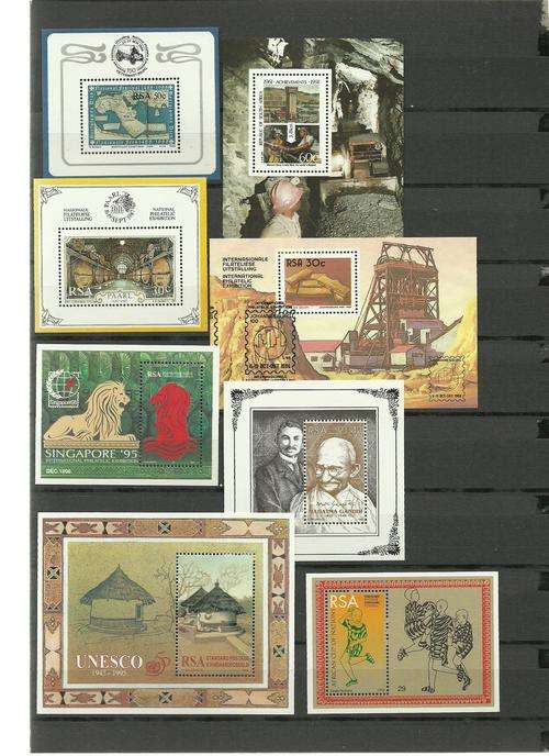 RSA 24X MINI SHEETS MNH
