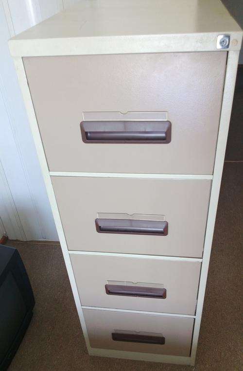 Steel 4 Draw Filing Cabinet