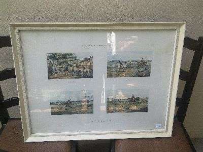 Framed Print of Horsing Scenes