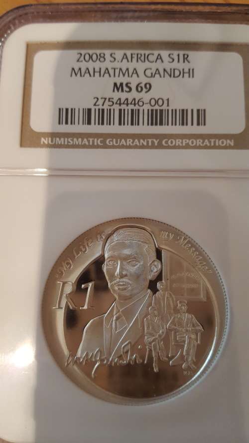 2008 Mahatma Gandhi S1R @ MS69