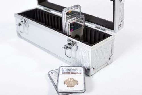 Coin slab aluminium storage & display case @ Wholesale price