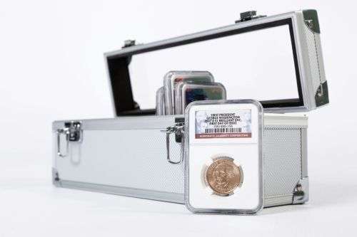 Coin slab aluminium storage & display case @ Wholesale price