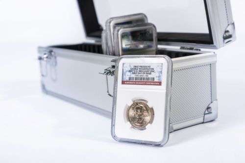 Coin slab aluminium storage & display case @ Wholesale price