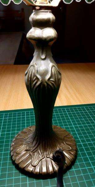 Handmade Tiffany Stained Glass lamp shade (25cm W x 41cm H) - one of a kind