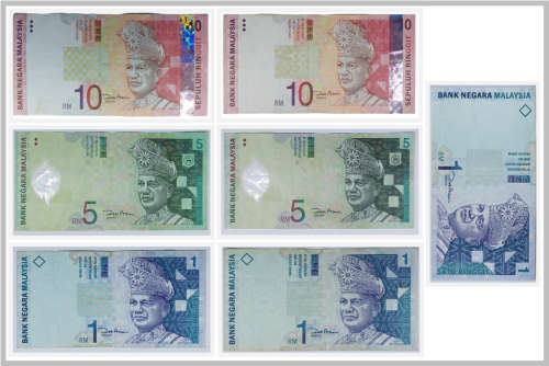 MALAYSIA - 7 Bank Notes ***ONE BID TAKES ALL***