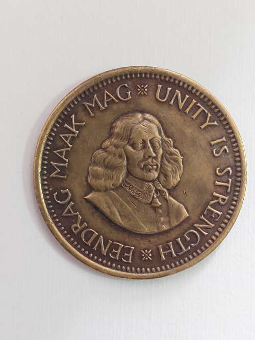 Union of SA 1964 Large Half Cent **75% Copper**