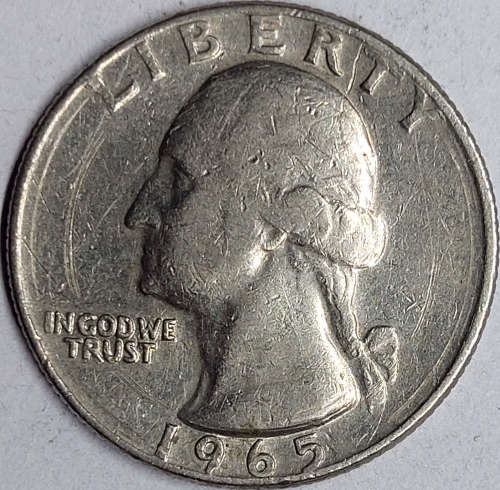 1965 US Quarter Dollar