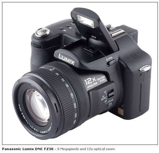PANASONIC LUMIX FZ30 WITH EXTRAS