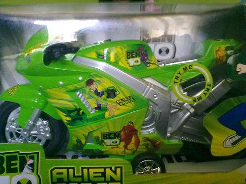 Crazy Auction Ben 10 Real sound Motor Bike ! With flashing lights