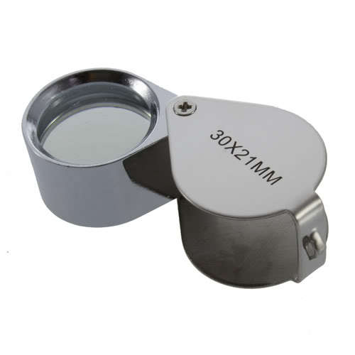 30x21mm Triplet Jewelers Eye Loupe Magnifier Magnifying Glass