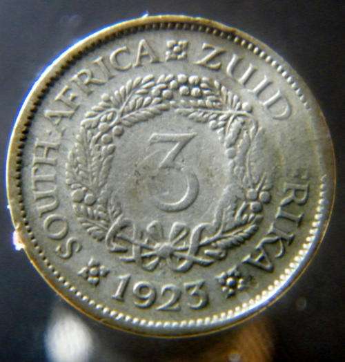 1923 South Africa 3 Pence