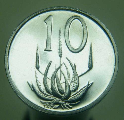 Proof 1974 South Africa 10 Cents