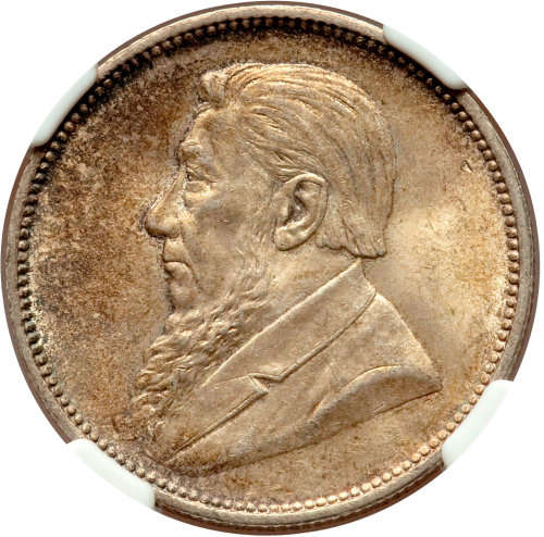 1897 SOUTH AFRICA 2 SHILLING MS 64 NGC GRADED RARE GRADE HIGHLY COLLECTIBLE ITEMS !!!