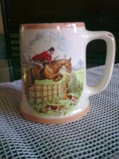 English Beer Mug (Ambassador Ware) - English Hunting season