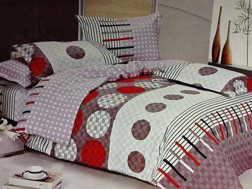 10 Piece - Cotton Feel - Bed Linen - Queen Size- Duvet Cover Set