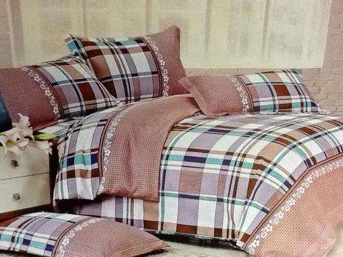 10 Piece - Cotton Feel - Bed Linen - Queen Size- Duvet Cover Set