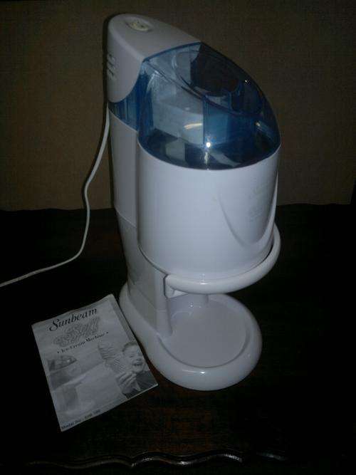 sunbeam soft serve ice cream machine