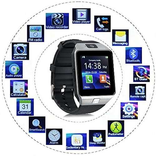 Smart Watch ( DZ09 ) + Free 8G Memory Card and Energizer LED Metal Flash Light