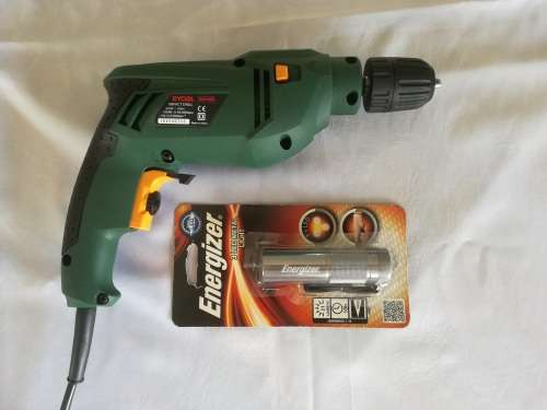 RYOBI Hand Drill with Free Energizer LED Flash Light