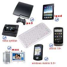 Mini Wireless Bluetooth 2.0 Keyboard for iPad, iPhone, PS3, Smart Phones, HTC, etc