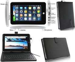 Leather case with keypad for 7" Tablet ( Tablet not included )(Free shipping)