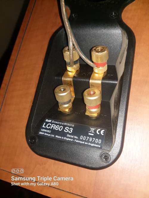 A Grade Speaker. B&W LCR60 S3 Centre Speaker in mint condition