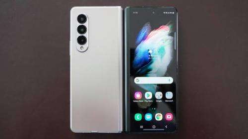 Samsung Galaxy Z Fold 3 Metallic Silver 5G, 256 GB, 12GB RAM, Dual Sim, In Demo,  R37k