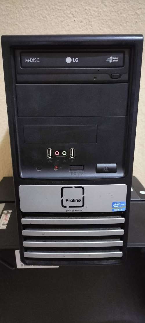 Proline i5, 500gb, 4gb, 2.5ghz, windows, plug and play