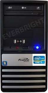 Proline i5, 500gb, 4gb, 2.5ghz, windows, plug and play