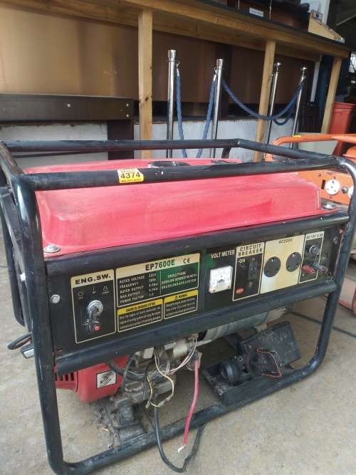 Massive EXPLOIT 7.6KV PETROL GENERATOR IN IMMACULATE CONDITION,  9 HRS OF UNINTERRUPTED POWER SUPPLY