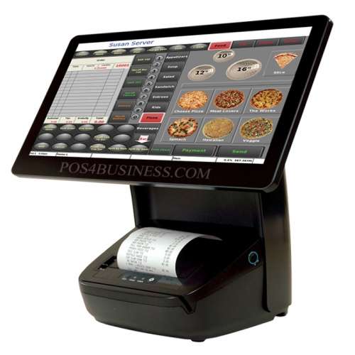 High End Hisense HK-718 Integrated POS, 128gb ssd, 4gb, 14` true flat touch screen, 2.4ghz,