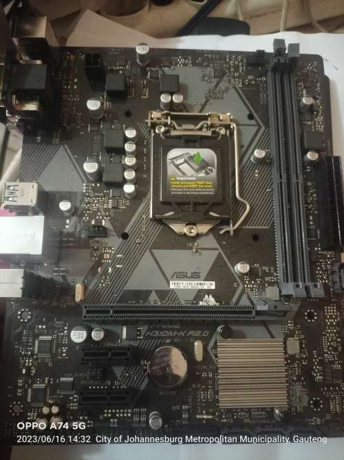 ASUS Prime H310-K R 2.0 motherboards i3, i5 and i7 8th generation motherboard